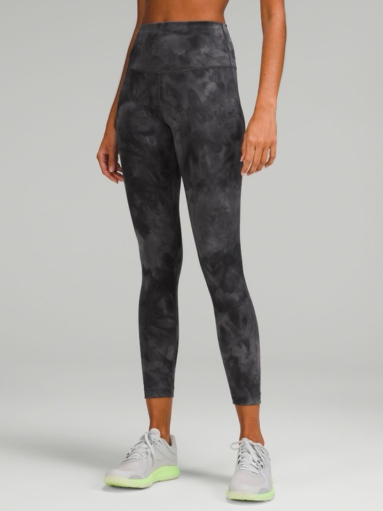 lululemon athletica Pants - lululemon Wunder Train HR Tight 25" in Diamond Dye, Black, Size 6